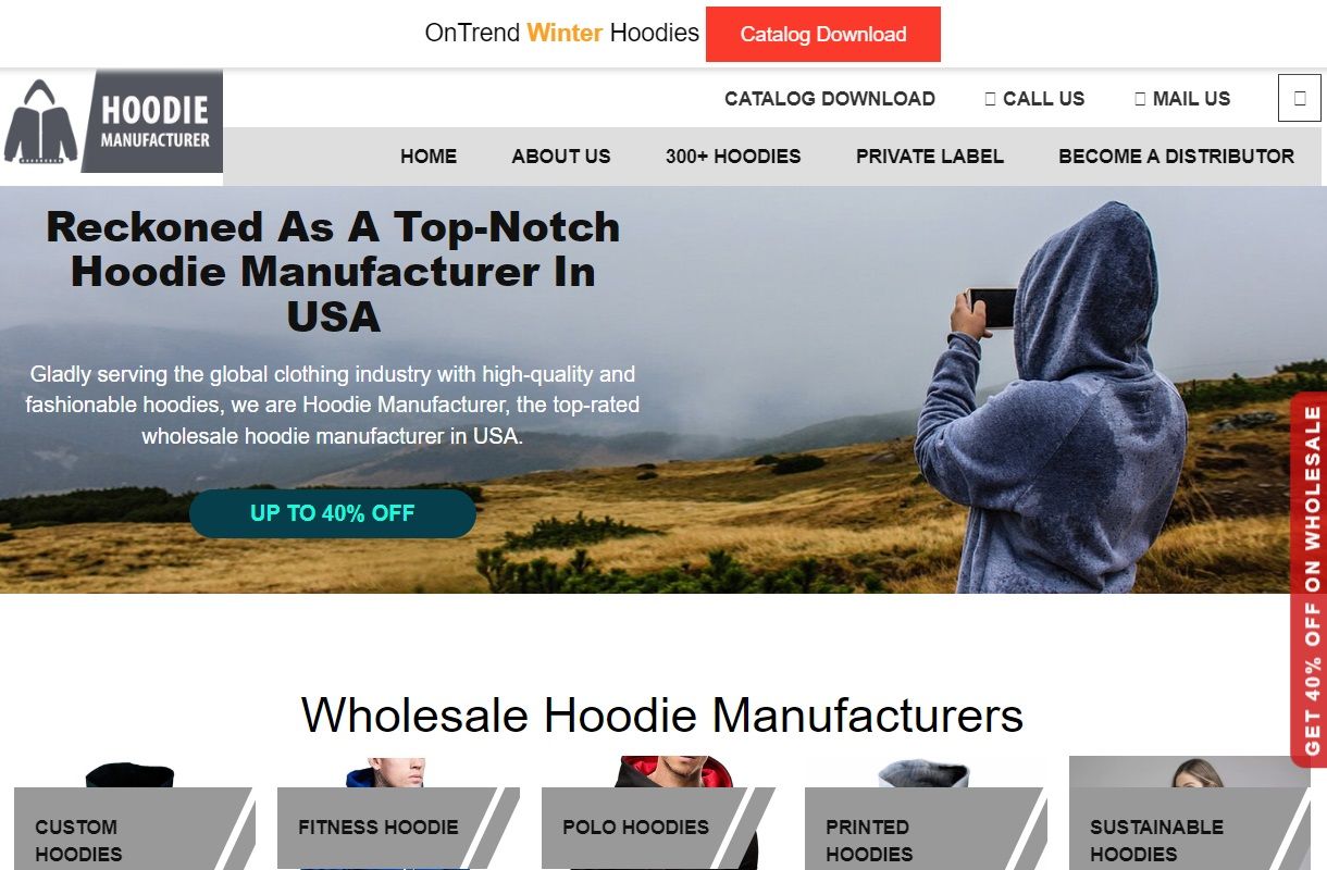 Hoodie wholesale outlet distributors