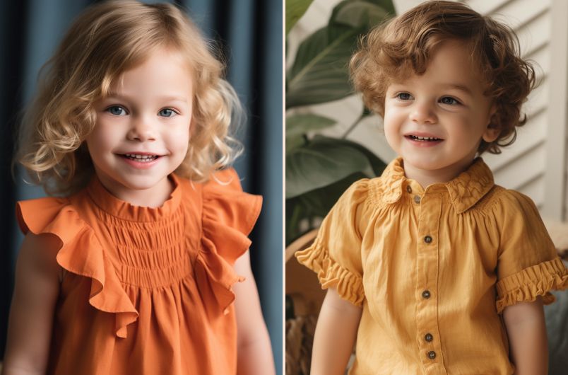 Cozy and Stylish Ruffle Clothing for Children