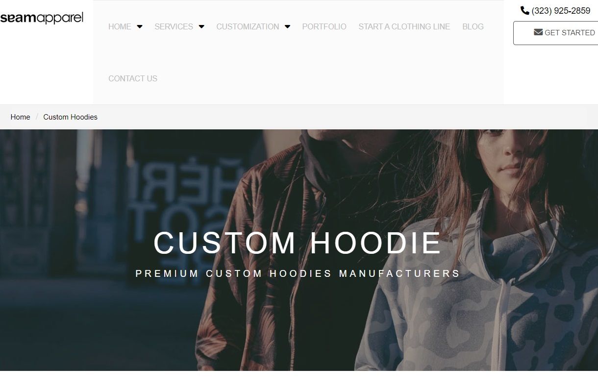 Custom hotsell hoodie website