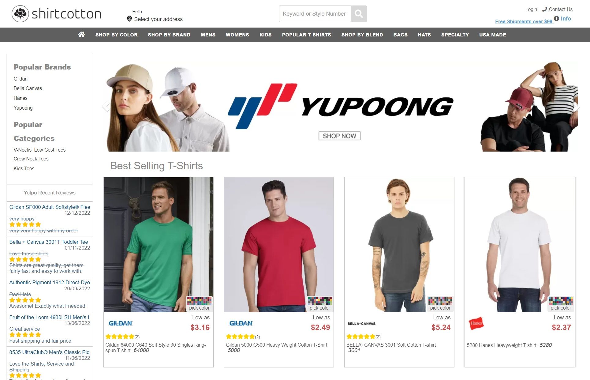 Wide Range of Wholesale T-shirts Manufacturers 
