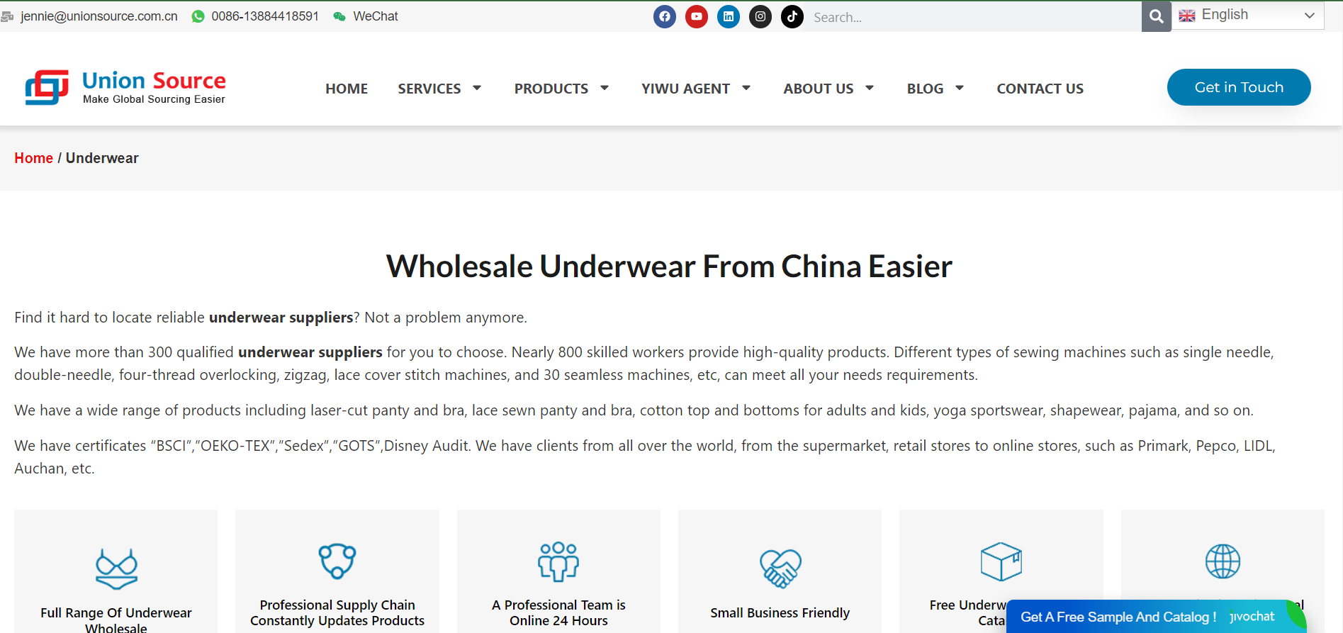 10 Best Underwear Manufacturers: Companies & Factories in USA & Global